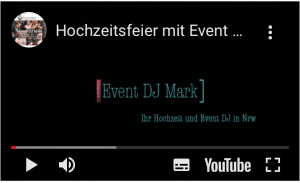 Event DJ Mark Hochzeitsvideo